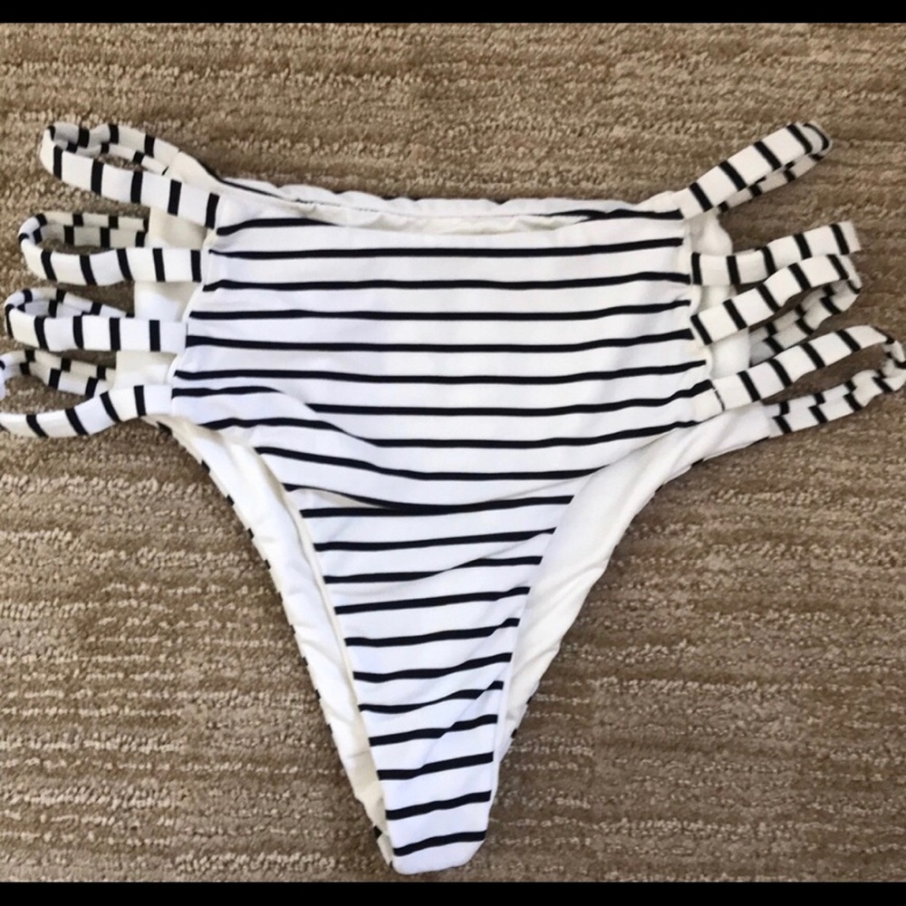 Blue life bikini bottoms